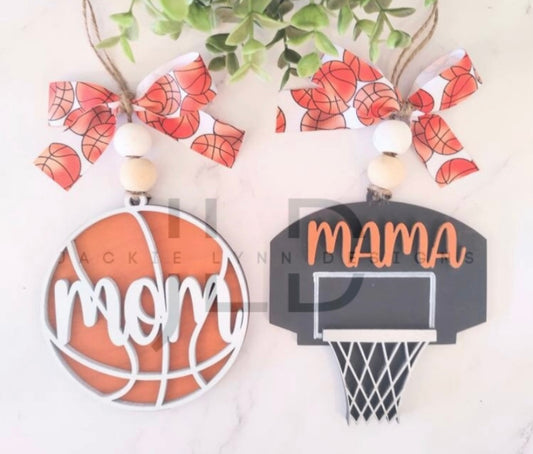 Custom Basketball Tag/Ornament/Car Charm
